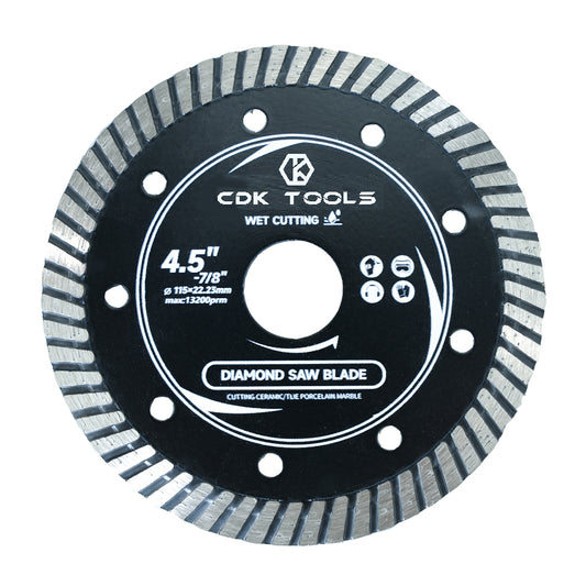 Industrial Grade 4.5'' Granite Cutting Blade HSS Turbo Concrete Disc Diamond Customized OEM Support 105mm Diameter