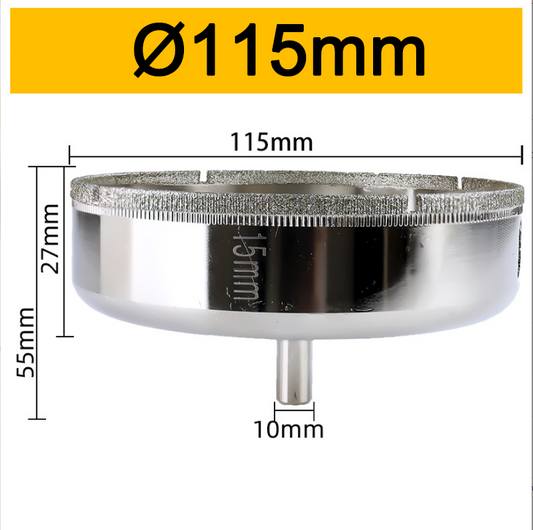 115mm Ceramic Tile Glass Hole Opener With Diamond Sand Special Features for Hole Saws