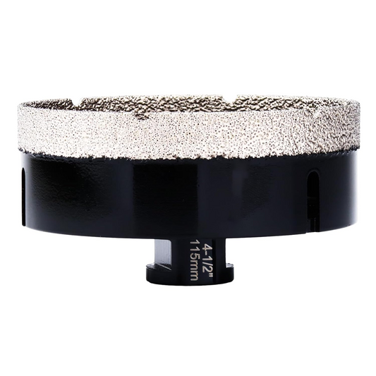 Wholesale Custom Logo Vacuum Brazed Diamond 115mm Drill Bit Diamond Tools Cutting Bit Tile Hole Saw Diamond Core Drill Bit Set