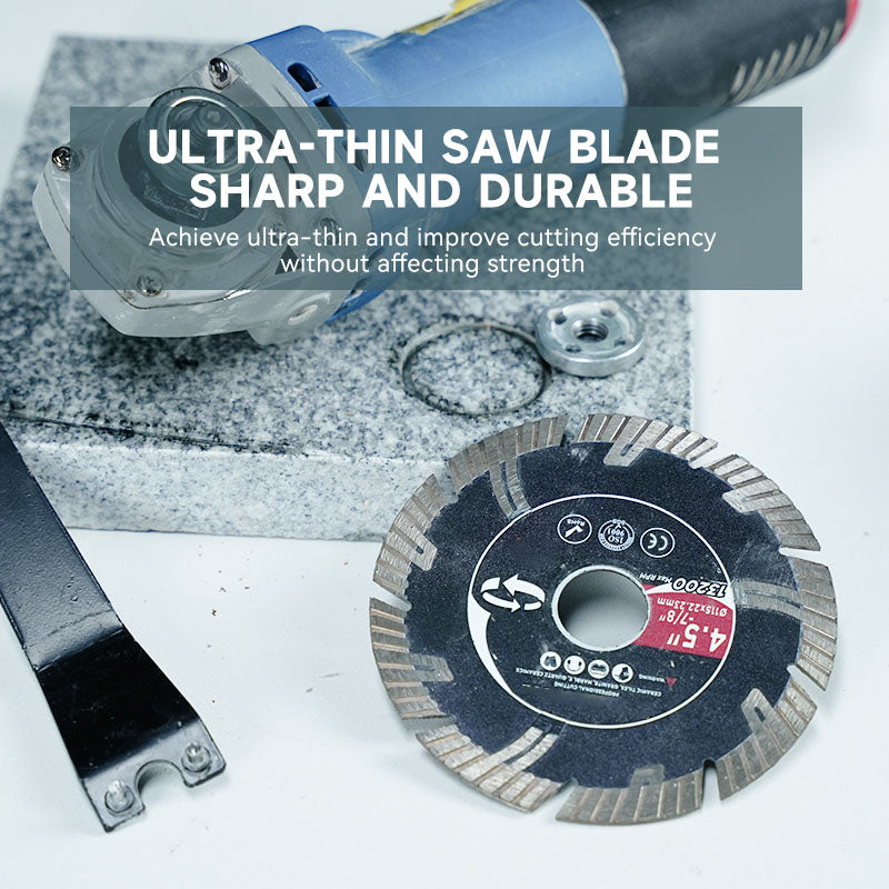4.5'' Factory Direct Diamond Protection Tooth Cutting Saw Blade for Granite Marble Quartz