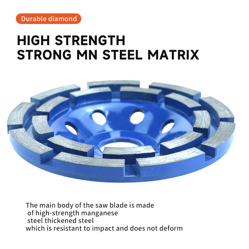 4/4.5 Inch 100/115 mm Diamond Cup Grinding Wheel for Stone Granite Concrete-Abrasive Tool for Effective Removal
