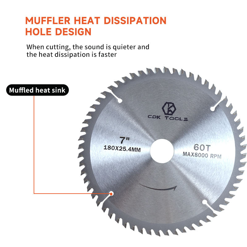 TCT 8in 100T Universal Sawblade Circular Saw Blade for Wood Cutting