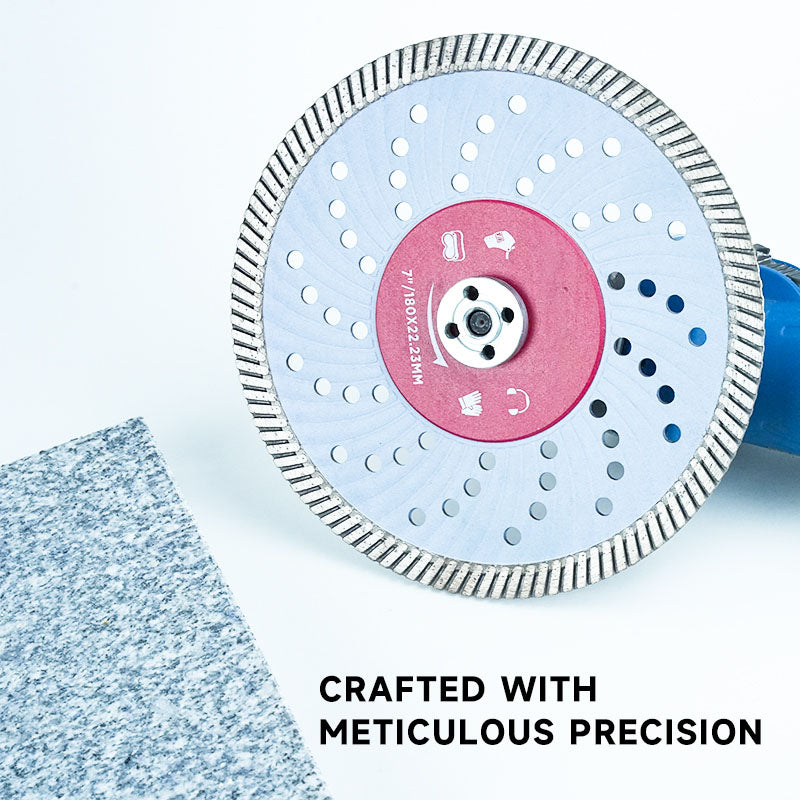 Dry Wet Cutting 7 Inch Diamond Cutting Saw Blade Turbo Marble Diamond Saw Blade