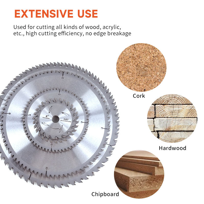 TCT 8in 100T Universal Sawblade Circular Saw Blade for Wood Cutting