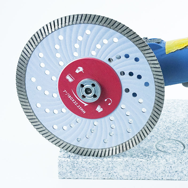 Dry Wet Cutting 7 Inch Diamond Cutting Saw Blade Turbo Marble Diamond Saw Blade