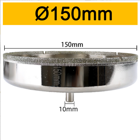 150mm Electroplated Diamond Thin Wall Drill Tools for Glass Diamond Core Drill Bit for Porcelain Thin Wall Drill for Granite Tile