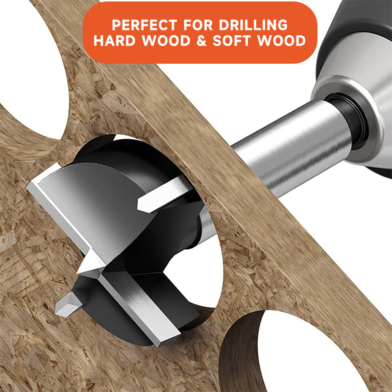 Wood Drill Bit Self Centering Hole Saw Cutter Wood Hole Drilling Tools Woodworking Hole Opener Forstner Drill Bit
