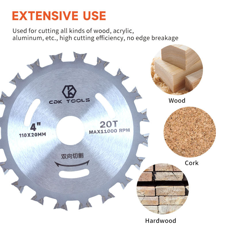 TCT Carbide Steel Circular Saw Blade for Woodworking Tools for Wood Cutting