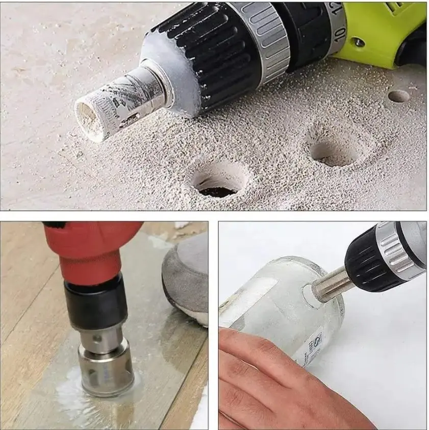 150mm Electroplated Diamond Thin Wall Drill Tools for Glass Diamond Core Drill Bit for Porcelain Thin Wall Drill for Granite Tile