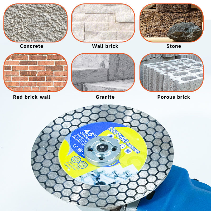 Cost-Effective Diamond Cutting Disc Hexagonal Double-Sided Granite Marble Tile and Masonry Saw Blade