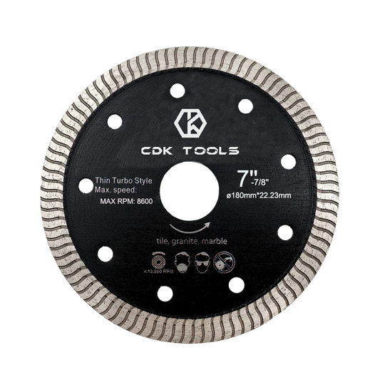 7 Inch 180mm Multipurpose Diamond Cutting Disc Reinforced Circular Diamond Saw Blade For Cutting Stone Concrete And Tile