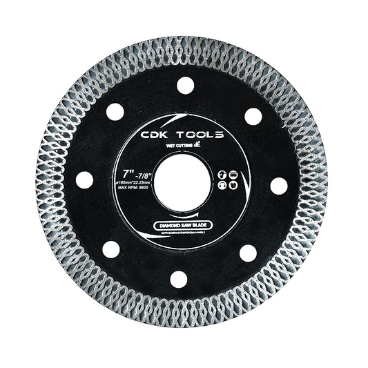 Ultrathin 180mm Shapness Mesh Turbo Diamond Cutting Saw Blades for Ceramic