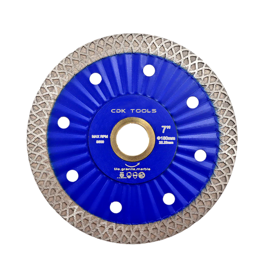 180mm Triangle Turbo Segment Diamond Saw Blade Stone Granite Cutting Disc