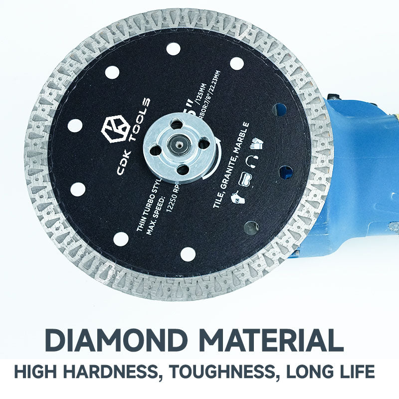 A-shaped Mesh Turbo Diamond Saw Blade Disc Cutting Wheel for Angle Grinder Tile Cutting Machine Tile Granite Marble