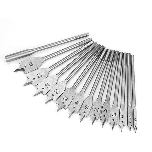 Tri-Point Paddle Brocas Para Madera Madeiras Flat Wood Spade Drill Bit for Wood Clean and Fast Drilling Trishula Working