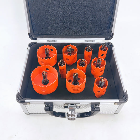High Quality Multi-Functional 12pcs 19-64mm HSS Bimetal Hole Saw Set