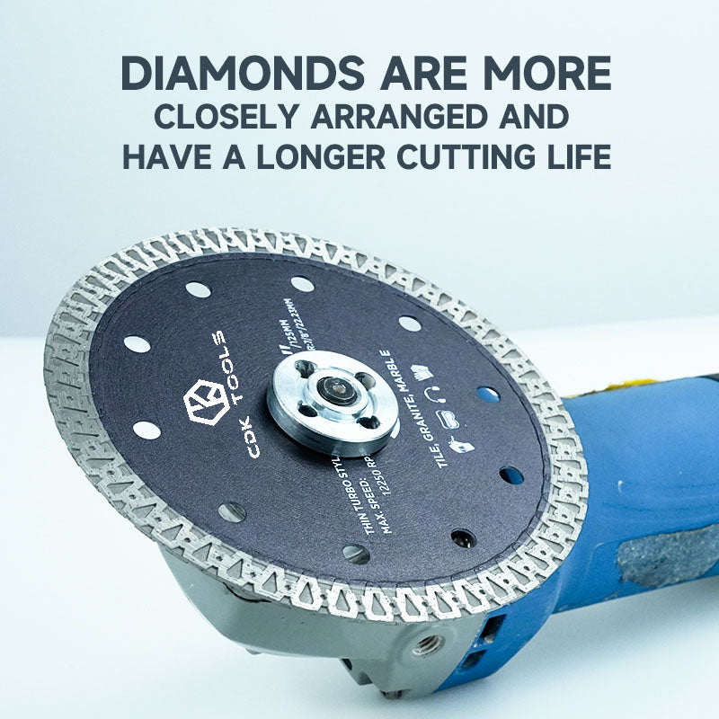 A-shaped Mesh Turbo Diamond Saw Blade Disc Cutting Wheel for Angle Grinder Tile Cutting Machine Tile Granite Marble