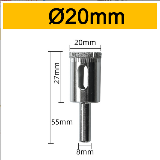 Best Quality 20mm Glass Saw Electroplated Glass Drilling Cutting Diamond Drill Bits for Glass