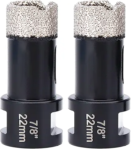22mm Sintered Hole Saw Diamond Drill Bit,Angle Grinder Special Sintered Granite Stone Tile Reaming Core Drill Bits