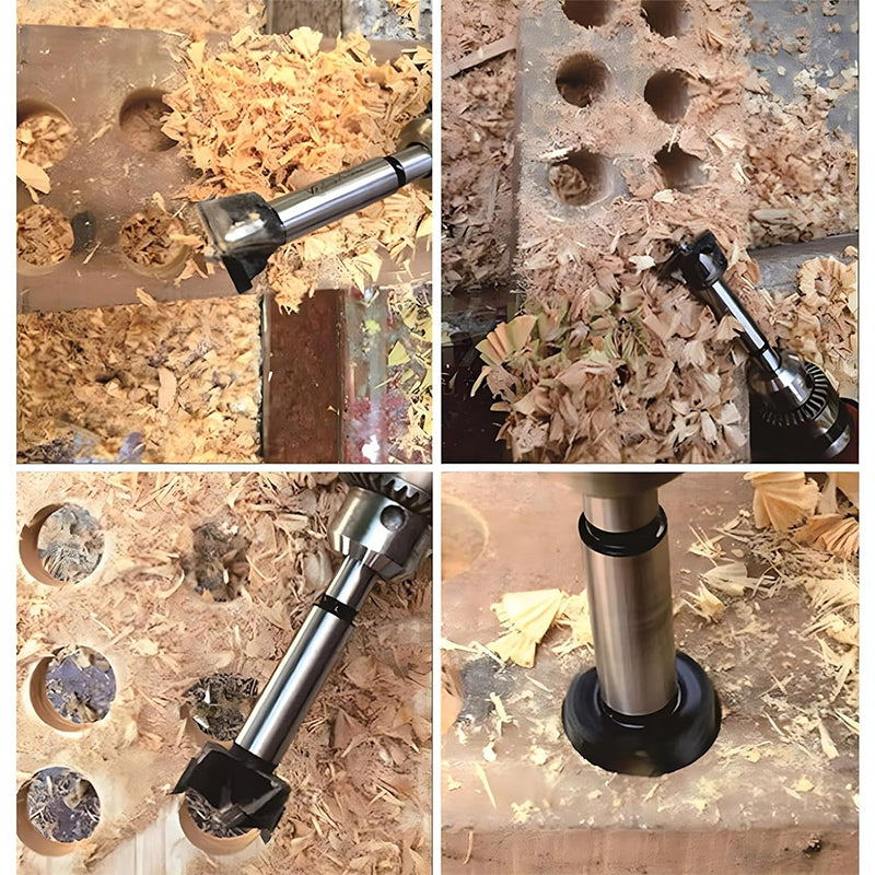 Wood Drill Bit Self Centering Hole Saw Cutter Wood Hole Drilling Tools Woodworking Hole Opener Forstner Drill Bit