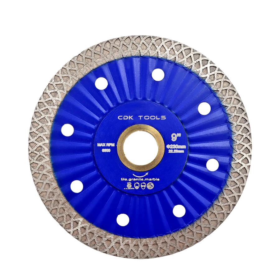 Competitive Price 9 Inch 230mm Diamond Cutting Disc for Stone Cutting Slabs Marble Cutter Blade