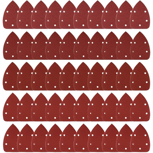 Silicon Carbide P60-P2000 Abrasive Sand Paper Discs Triangle Sanding Pad Disc for Furniture Polishing