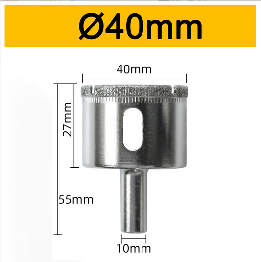 Cheap Price Electroplated 40mm Diamond Grit Drill Bit Hole Saw for Drilling Glass Tile Ceramic Granite