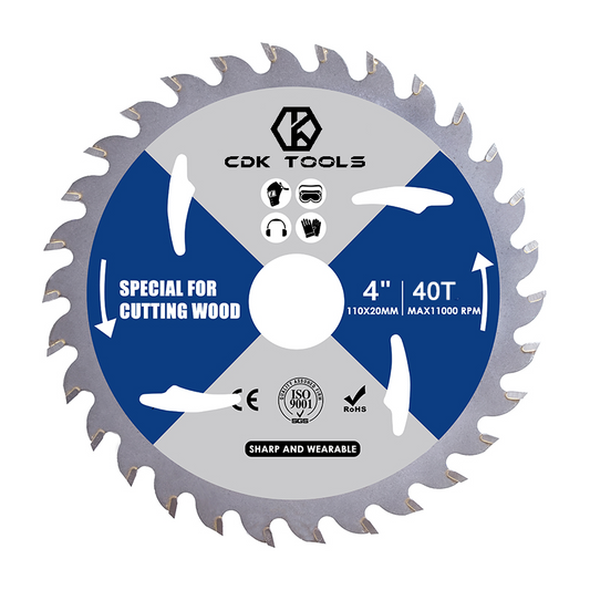 4‘’40T Professional Tct Wood Cutting Circular Saw Blade