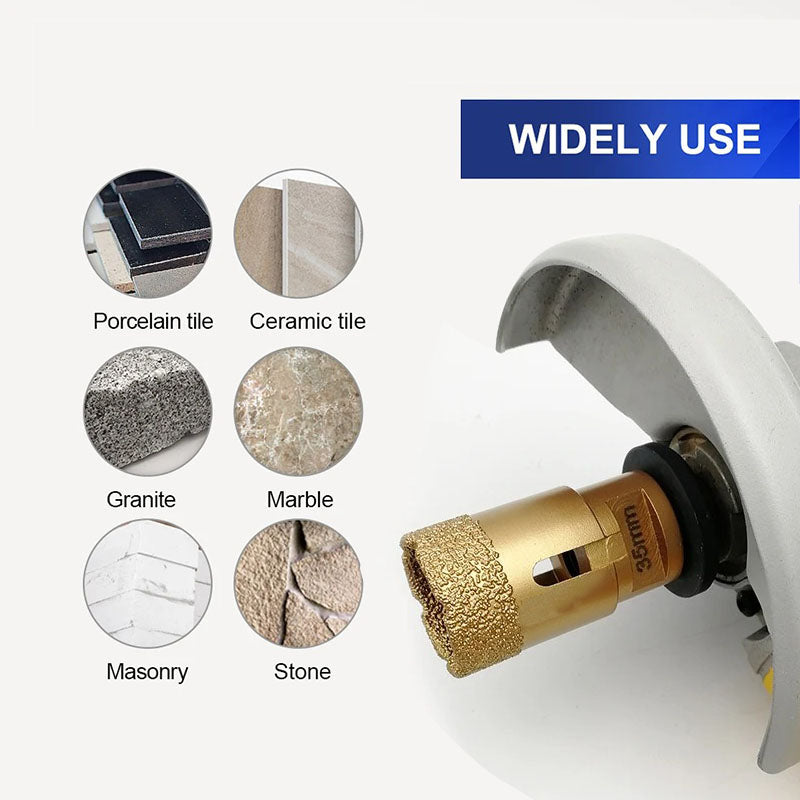 130mm Diamond Core Drill Bit Vacuum Brazed for Tile Granite Glass Hole Saw Drilling Premium Product Category