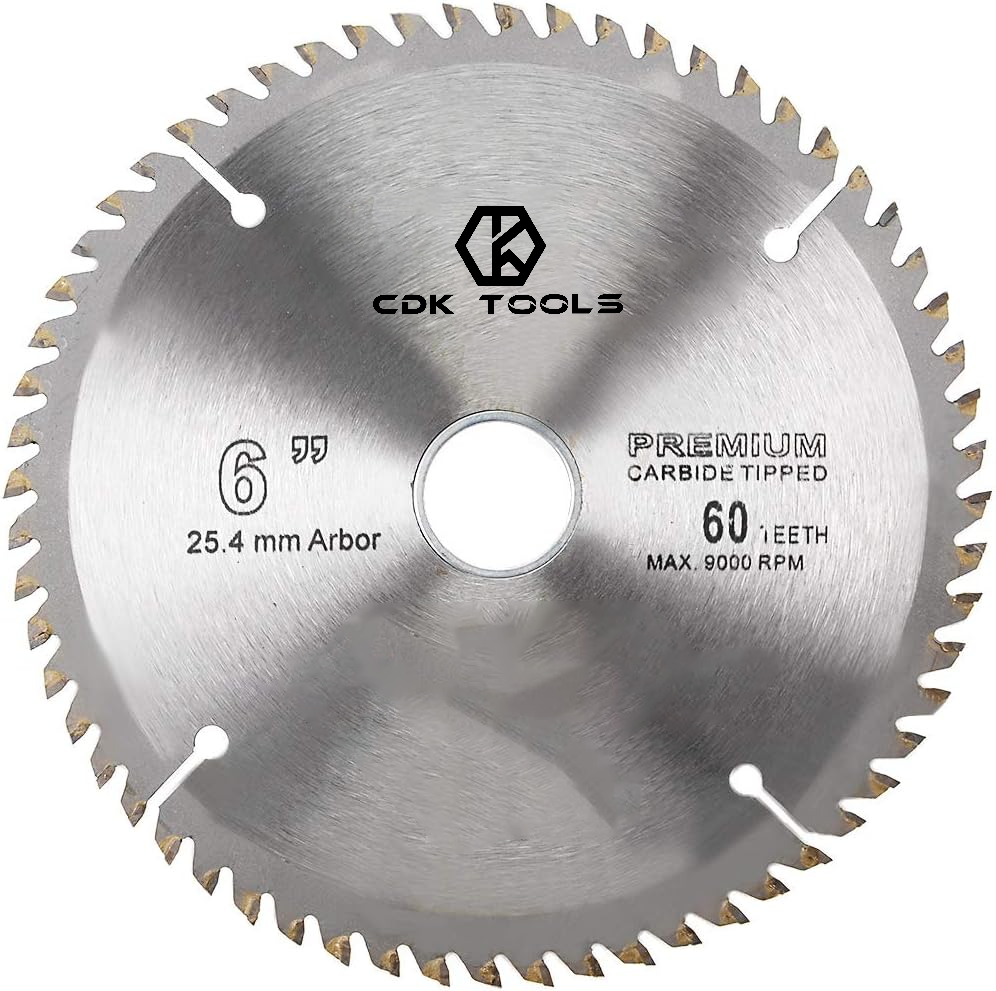 TCT 6inch 60T Universal Sawblade Circular Saw Blade For Wood Cutting