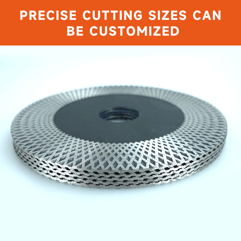 High Quality 105mm Diameter Double-Sided Diamond Saw Blade for Marble Ceramic Tiles with Flanges for Cutting and Grinding