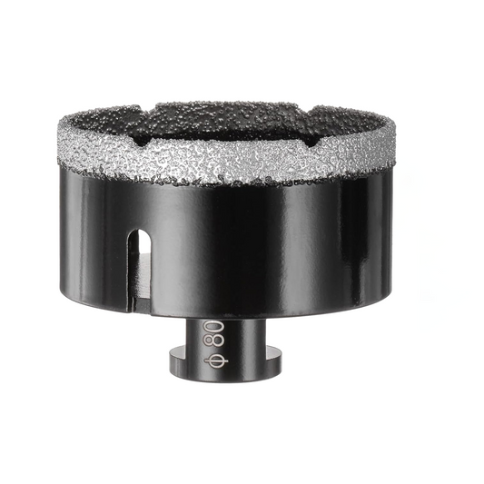 80mm Crawnedeagle Stone Tools Crown Segment Wet Diamond Core Drill Bit Set for Granite Quartz Drilling