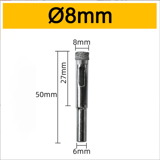 8mm Glass Drill Ceramic Tile Drill 6mm Circular Opening Drill Circular Ring