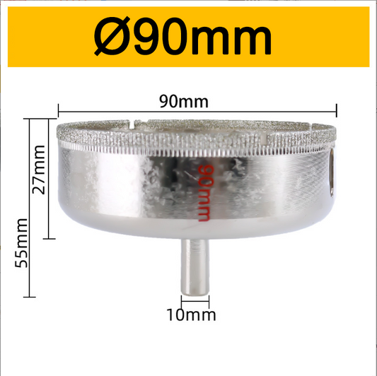 Customized Electroplate Diamond Core Drill Bits Abrasive Diamond 90mm Cobalt Drill Bit Set