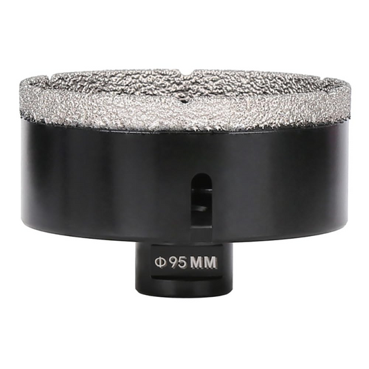 M14 Dry/Wet 95mm Diamond Hole Saw Bit Set Diamond Drill Bit Kit Diamond Core Drill Bit Set for Porcelain Tile Ceramic Marble