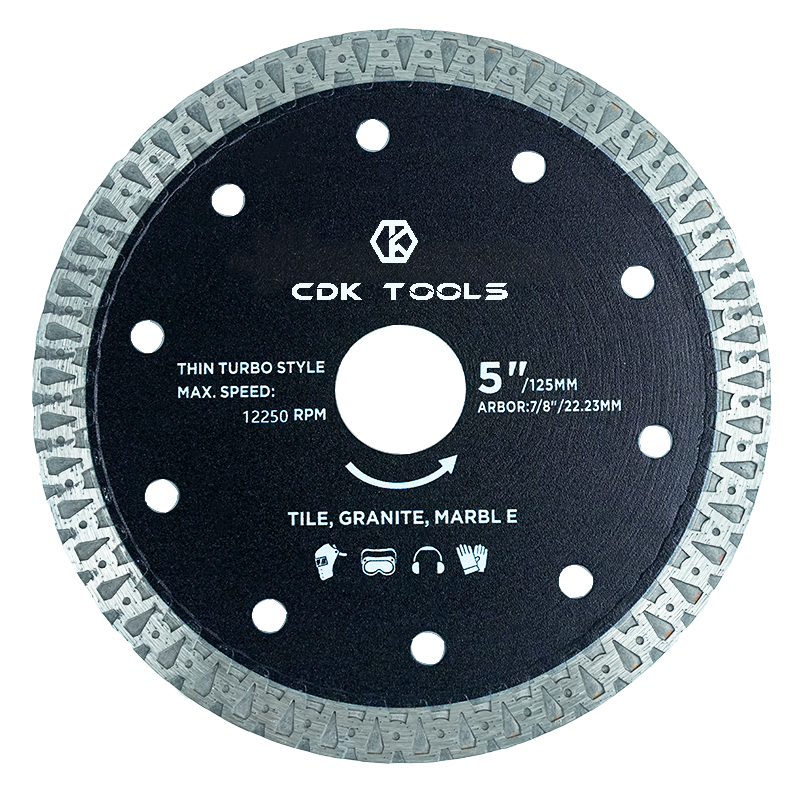 A-shaped Mesh Turbo Diamond Saw Blade Disc Cutting Wheel for Angle Grinder Tile Cutting Machine Tile Granite Marble