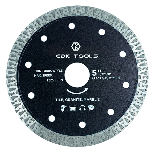 A-shaped Mesh Turbo Diamond Saw Blade Disc Cutting Wheel for Angle Grinder Tile Cutting Machine Tile Granite Marble