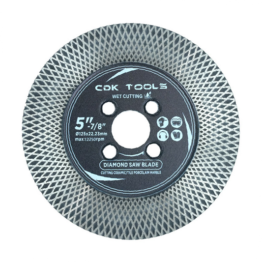 High Quality 105mm Diameter Double-Sided Diamond Saw Blade for Marble Ceramic Tiles with Flanges for Cutting and Grinding
