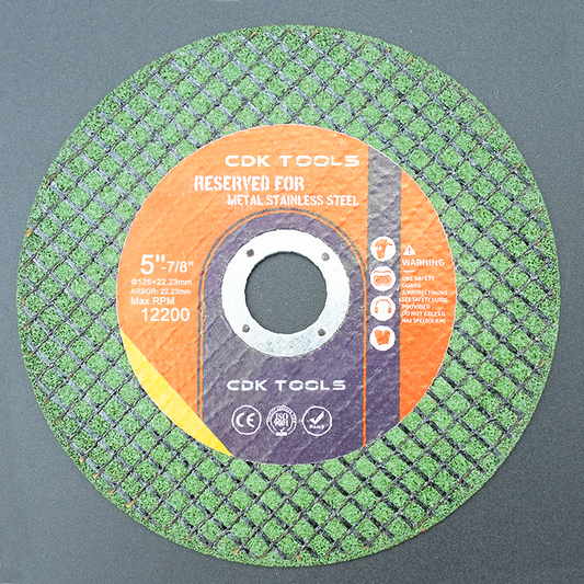 5-Inch Aluminium Cut Off Wheels With 5/8'' Arbor Abrasive Tools For Angle Grinder Cleaning Aluminium Oxide Disc