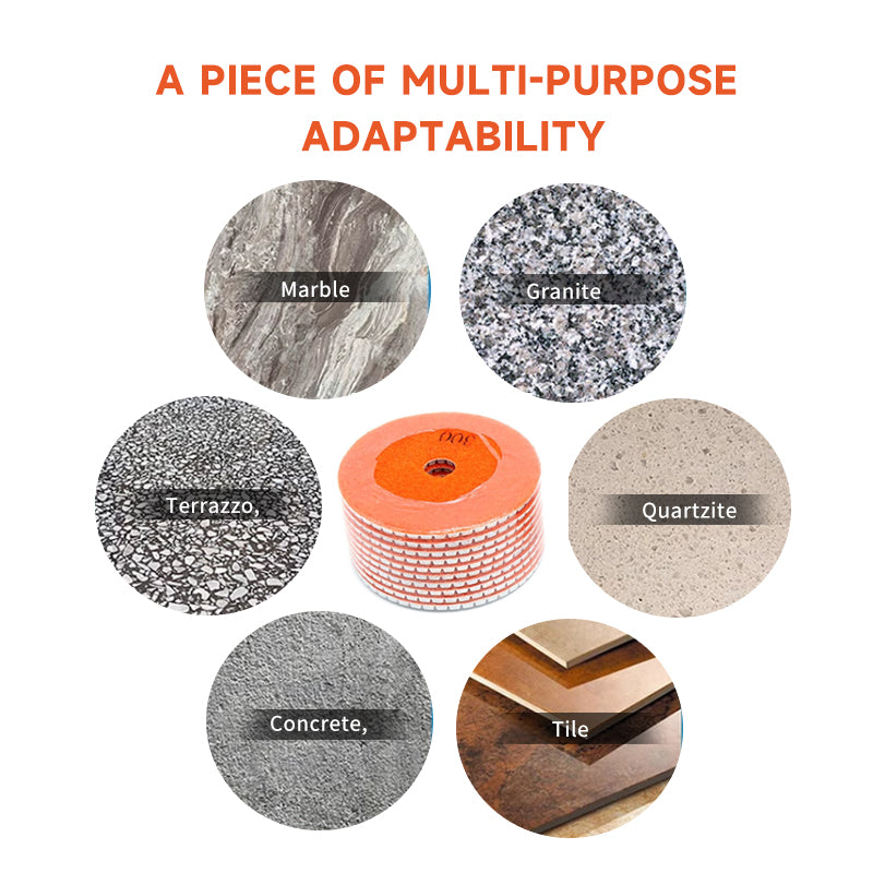 Diamond Wet Polishing Pad High Quality Hand Abrasive Tool for Ceramic Granite Marble Quartz