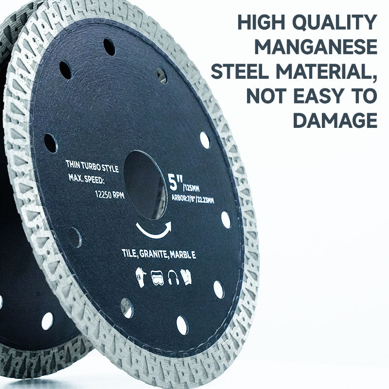 A-shaped Mesh Turbo Diamond Saw Blade Disc Cutting Wheel for Angle Grinder Tile Cutting Machine Tile Granite Marble