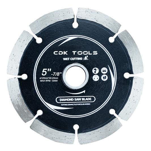 125mm Cold Press Cutting Tile Turbo Diamond Saw Blade Disc for Porcelain