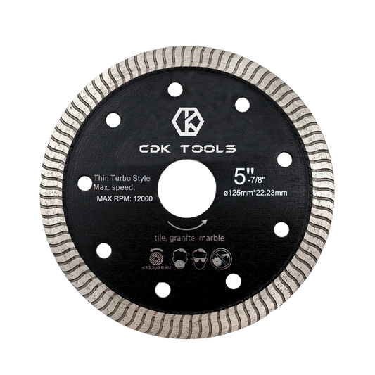 Wholesale Price 5 Inch 125mm Diamondsaw Blade Diamond Turbo Saw Blade for Granite Quartz Cabinet