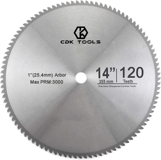 Wood Cutting 14'' 120T TCT Saw Blade for Woodworking Furniture Cutting Milling Cutter Wood Saw Blade