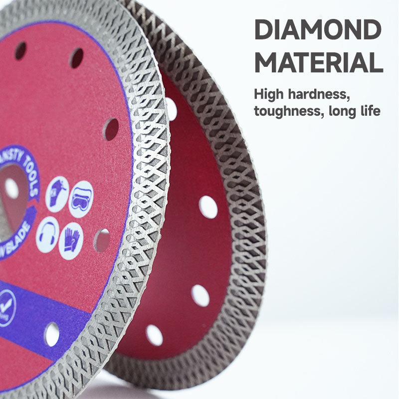 OEM High-End 105mm Circular Ultra-Thin Stone Turbine Diamond Cutting Saw Blade for Marble & Brick