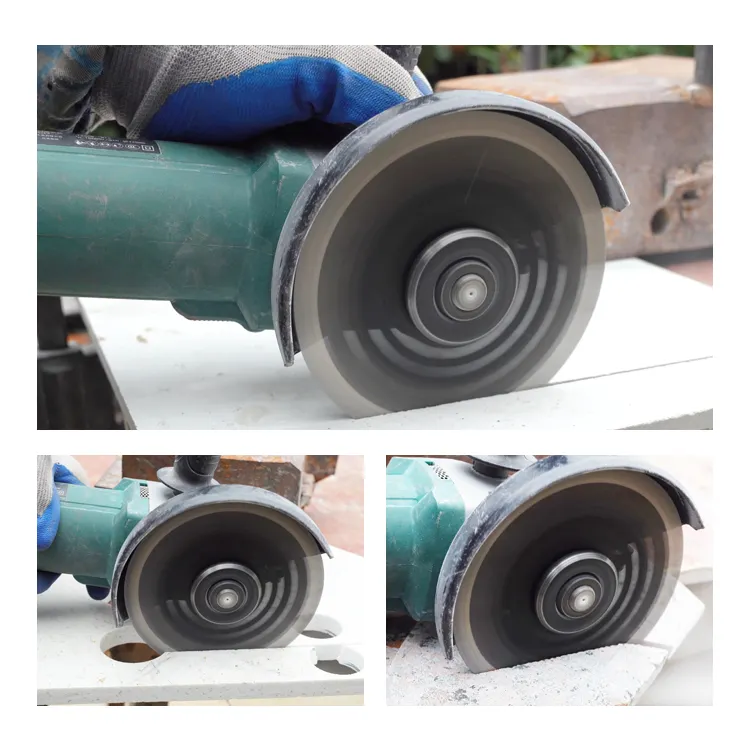 Continuous Diamond Turbine Disc with Triangular Tooth Granite Tool for Marble Stone Saw Blade