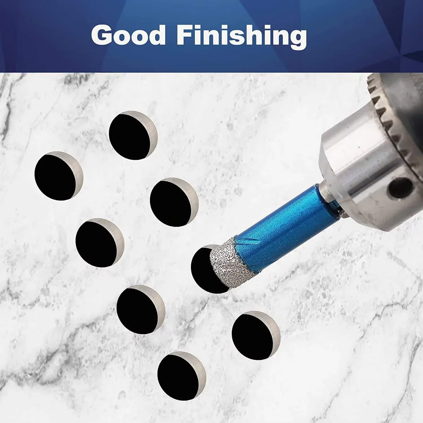 High Quality 6/6/8/10/12 mm Diamond Core Drill Bit Customizable OEM Little Dry Drill for Ceramic Tile and Marble