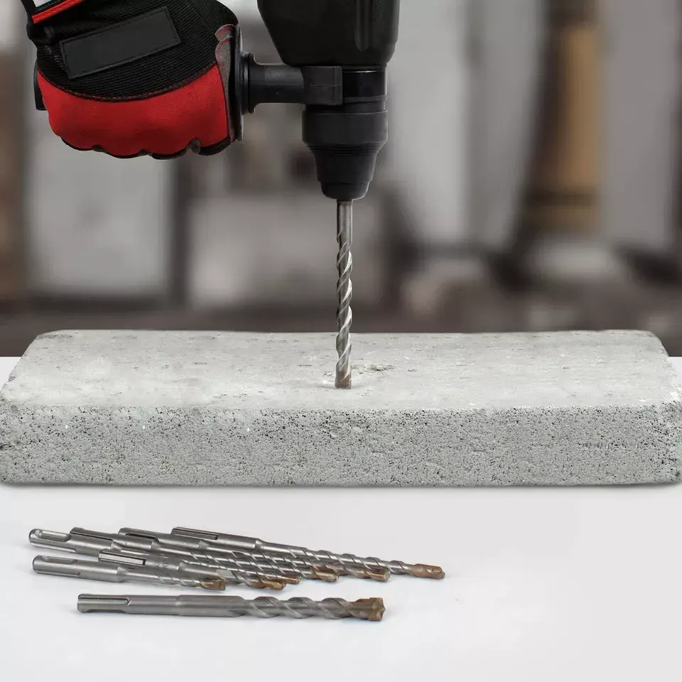 Electric Hammer SDS Plus Drill Bits Concrete Wall Brick Block Masonry Hole Saw Drilling