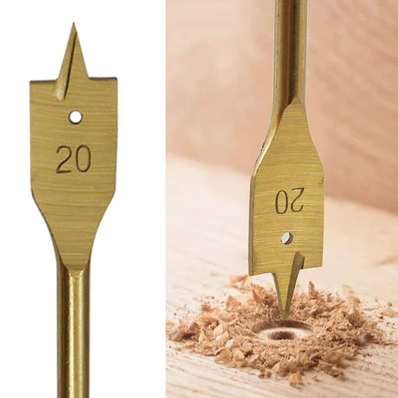 Tri-Point Paddle Brocas Para Madera Madeiras Flat Wood Spade Drill Bit for Wood Clean and Fast Drilling Trishula Working