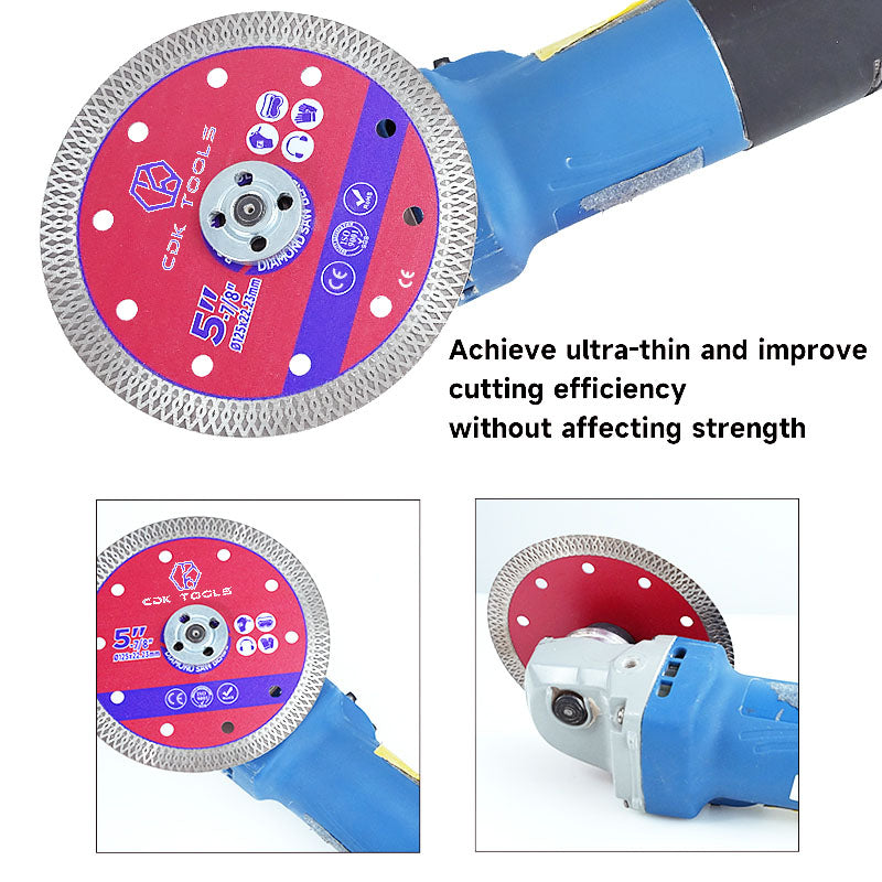 OEM High-End 105mm Circular Ultra-Thin Stone Turbine Diamond Cutting Saw Blade for Marble & Brick